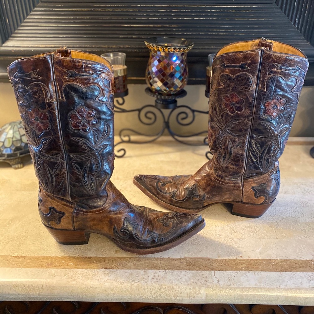 Old Gringo Golondrina Pull 8.5 Brown Boots